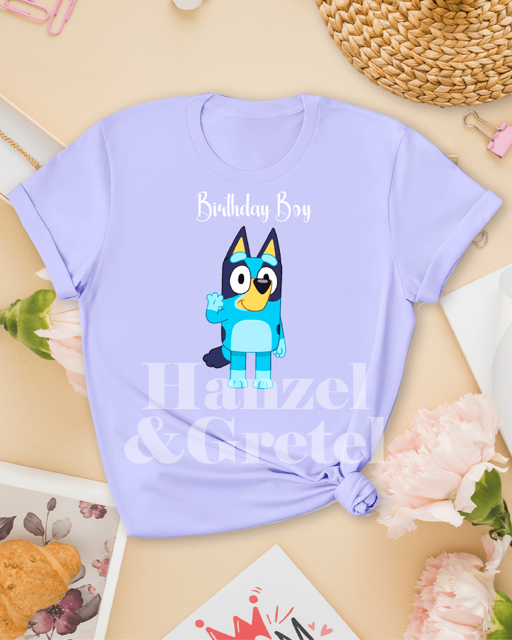 Bluey Birthday Boy T-shirt - Hanzel & Gretel
