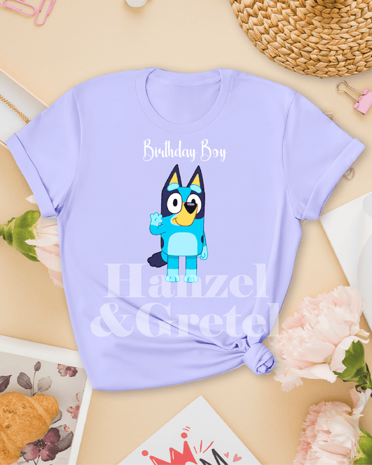 Bluey Birthday Boy T-shirt - Hanzel & Gretel