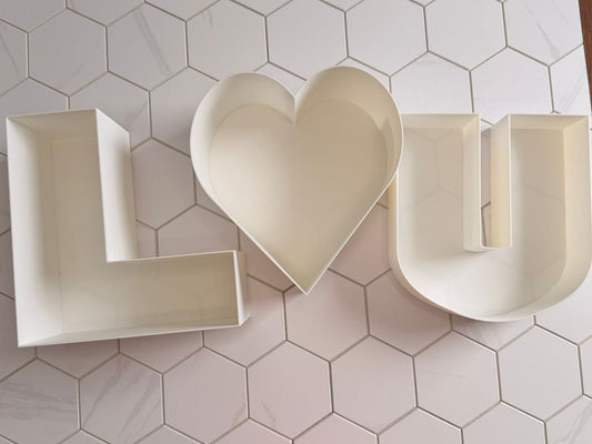 3D “LOVE” Letters Set – 18” Decorative Display (Valentine & Events) - Hanzel & Gretel