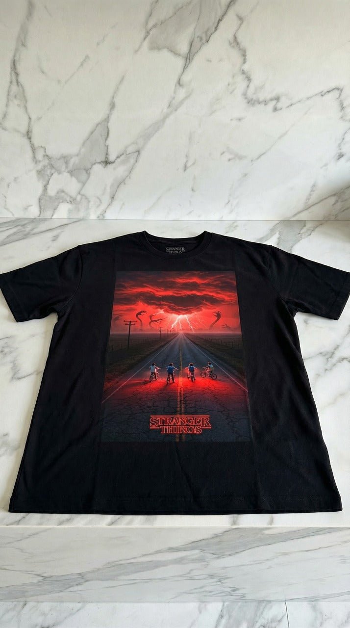 ✅ STRANGER THINGS – THE UPSIDE DOWN T-SHIRT - Hanzel & Gretel