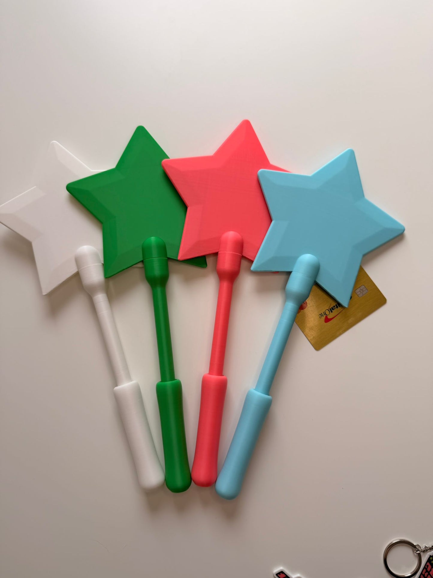 Magic Star Wand Card Holder – Viral Reveal Prop (15” Party Wand)