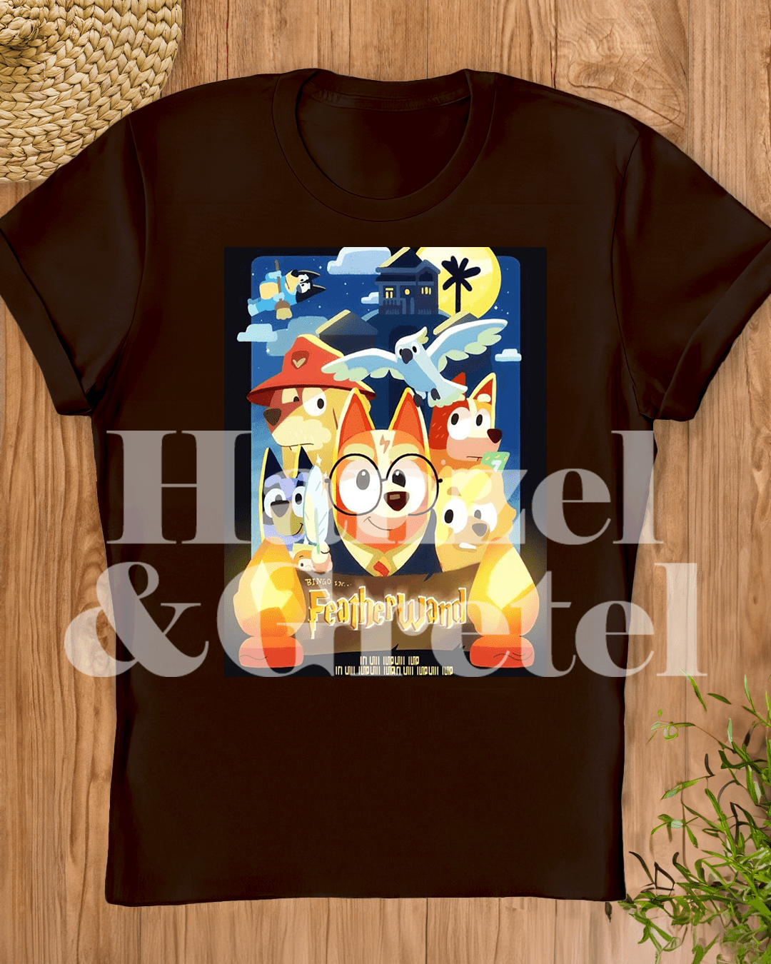 Bluey Harry Potter T-shirt - Hanzel & Gretel
