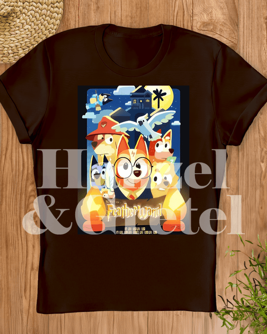 Bluey Harry Potter T-shirt - Hanzel & Gretel