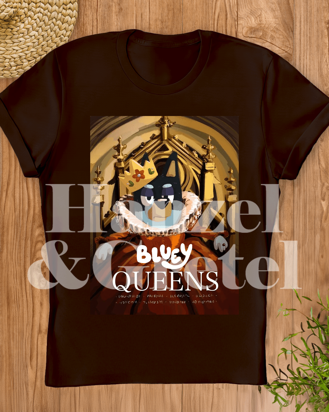 Bluey Queens T-shirt - Hanzel & Gretel