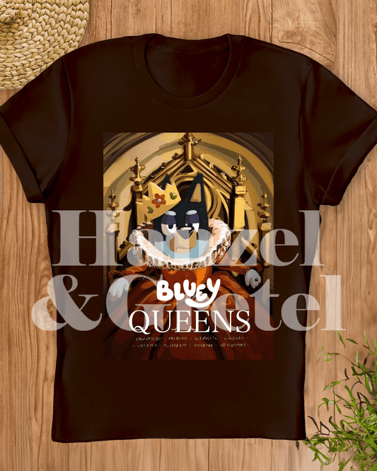 Bluey Queens T-shirt - Hanzel & Gretel