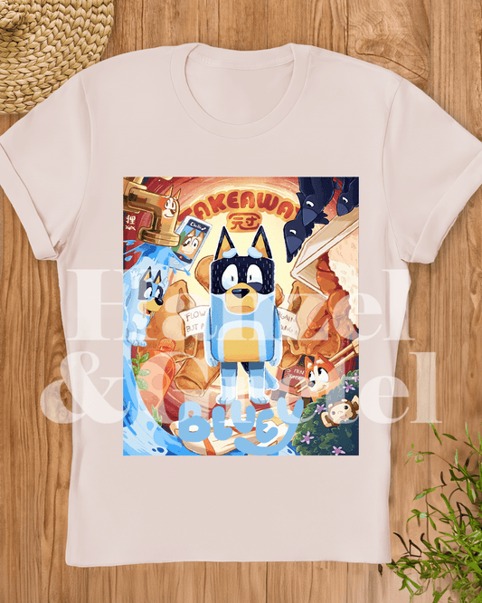 Bluey Oriental T-shirt - Hanzel & Gretel
