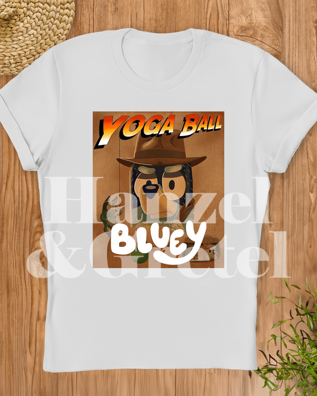 Bluey Indiana Jones T-shirt - Hanzel & Gretel