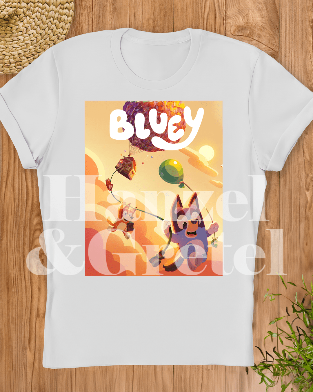 Bluey Up A High Adventure T-shirt - Hanzel & Gretel