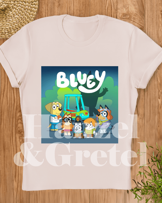Bluey Scooby Doo T-shirt - Hanzel & Gretel