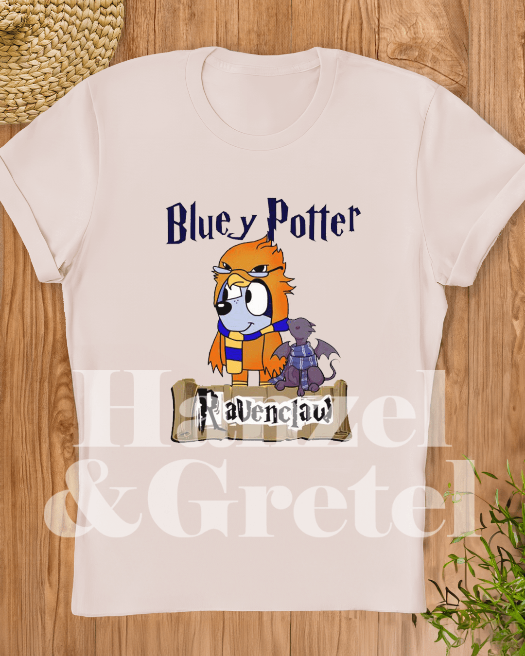 Bluey Harry Potter Ravenclaw T-shirt - Hanzel & Gretel