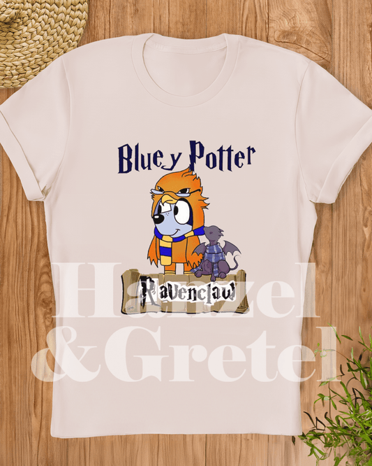 Bluey Harry Potter Ravenclaw T-shirt - Hanzel & Gretel