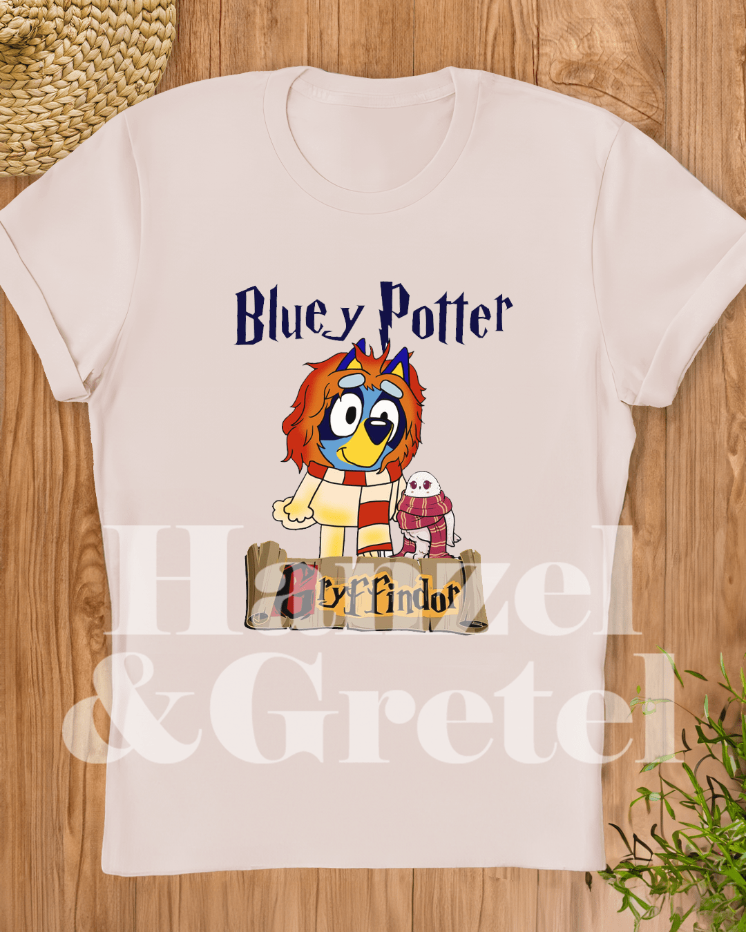 Bluey Harry Potter Gryffindor T-shirt - Hanzel & Gretel