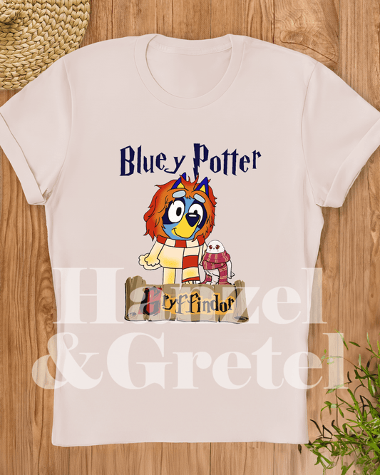 Bluey Harry Potter Gryffindor T-shirt - Hanzel & Gretel