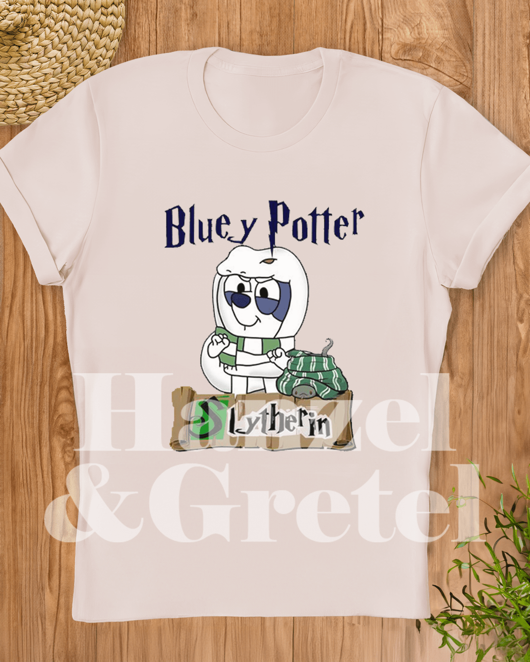 Bluey Harry Potter Slytherin T-shirt - Hanzel & Gretel