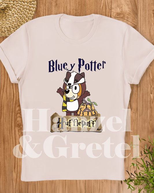 Bluey Harry Potter Hufflepuff T-shirt - Hanzel & Gretel