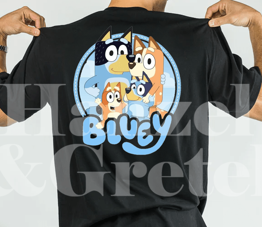 Bluey Family T-shirt - Hanzel & Gretel