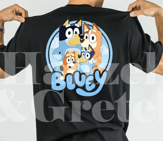 Bluey Family T-shirt - Hanzel & Gretel
