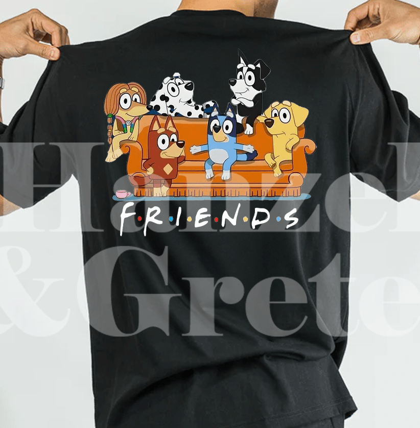 Bluey Friends T-shirt - Hanzel & Gretel