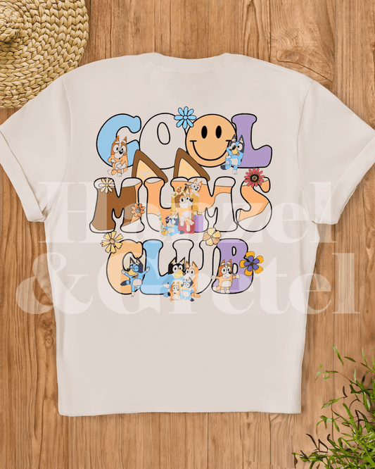 Bluey Cool Moms Club T-shirt - Hanzel & Gretel