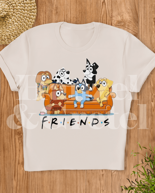 Bluey Friends T-shirt - Hanzel & Gretel