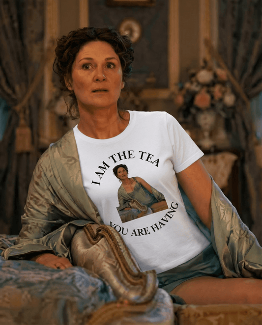 I Am The Tea Graphic T-Shirt – Regency Meme Shirt – Viral Drama Quote Tee – Vintage Aesthetic Unisex Top - Hanzel & Gretel