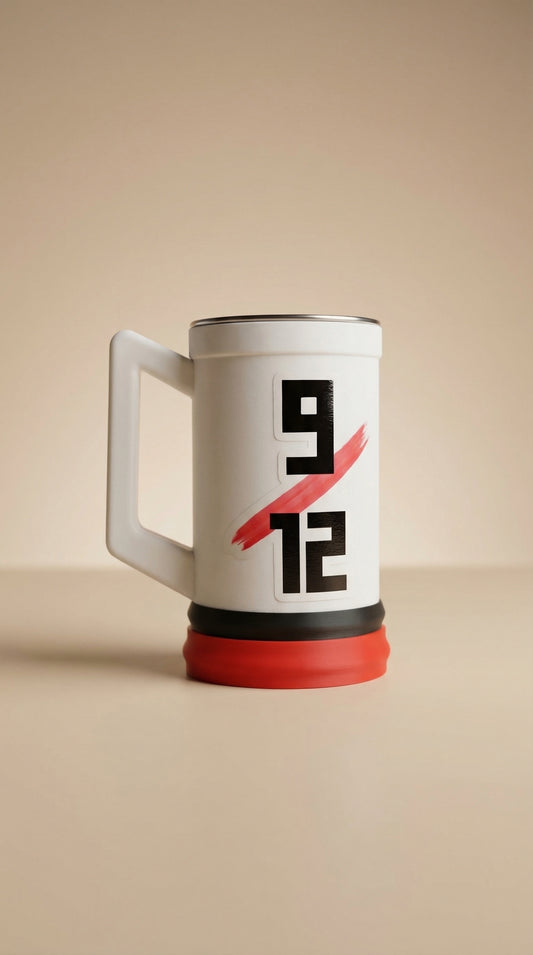 River Plate 9/12 Mug – Argentine Soccer Fan Mug with Stainless Steel Interior | Gift