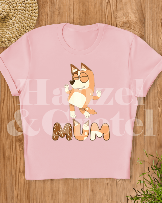 Bluey Mum T-shirt - Hanzel & Gretel